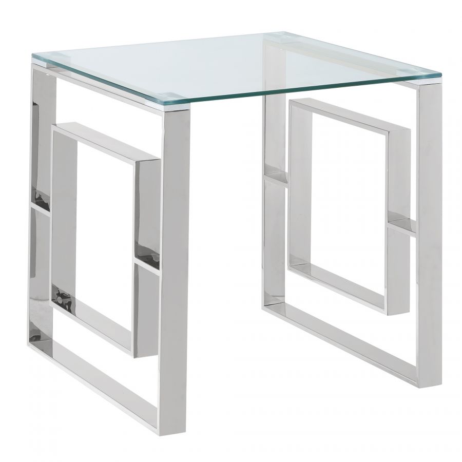 Eros Silver Accent Table