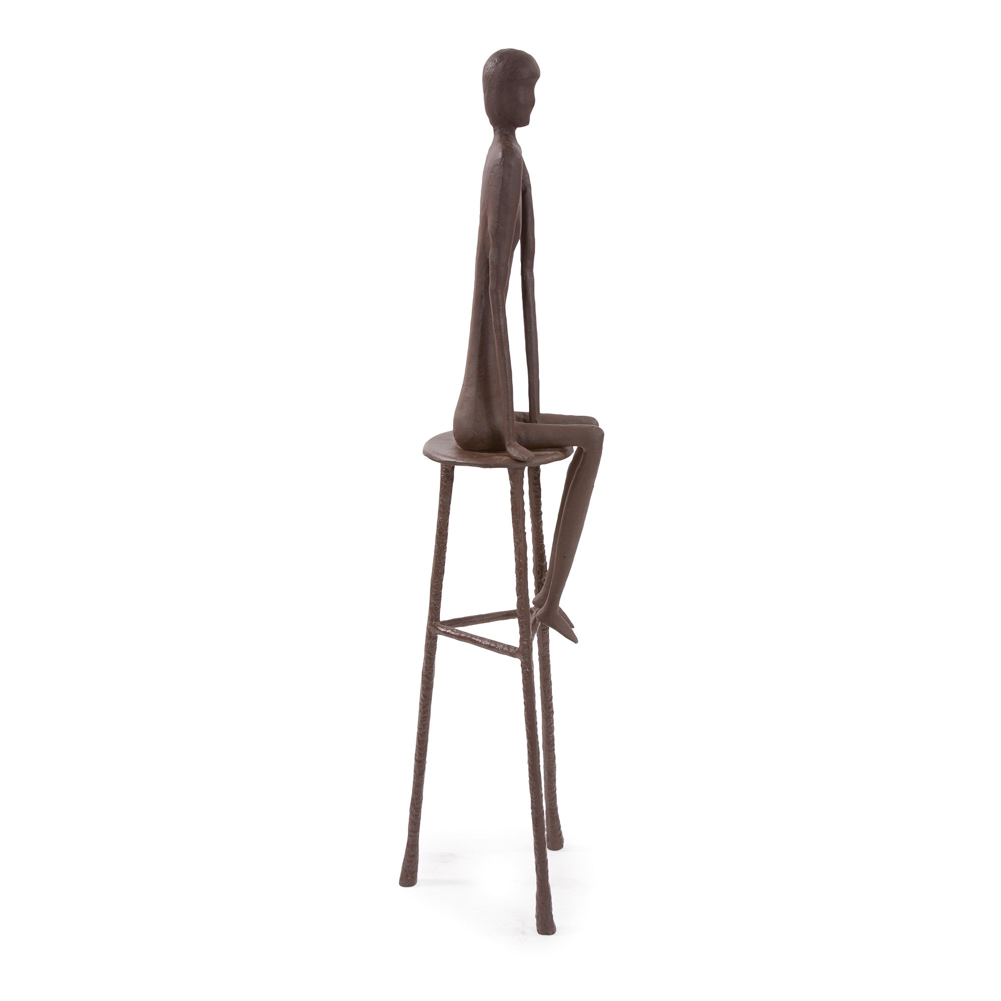 Expectant Figure on Stool