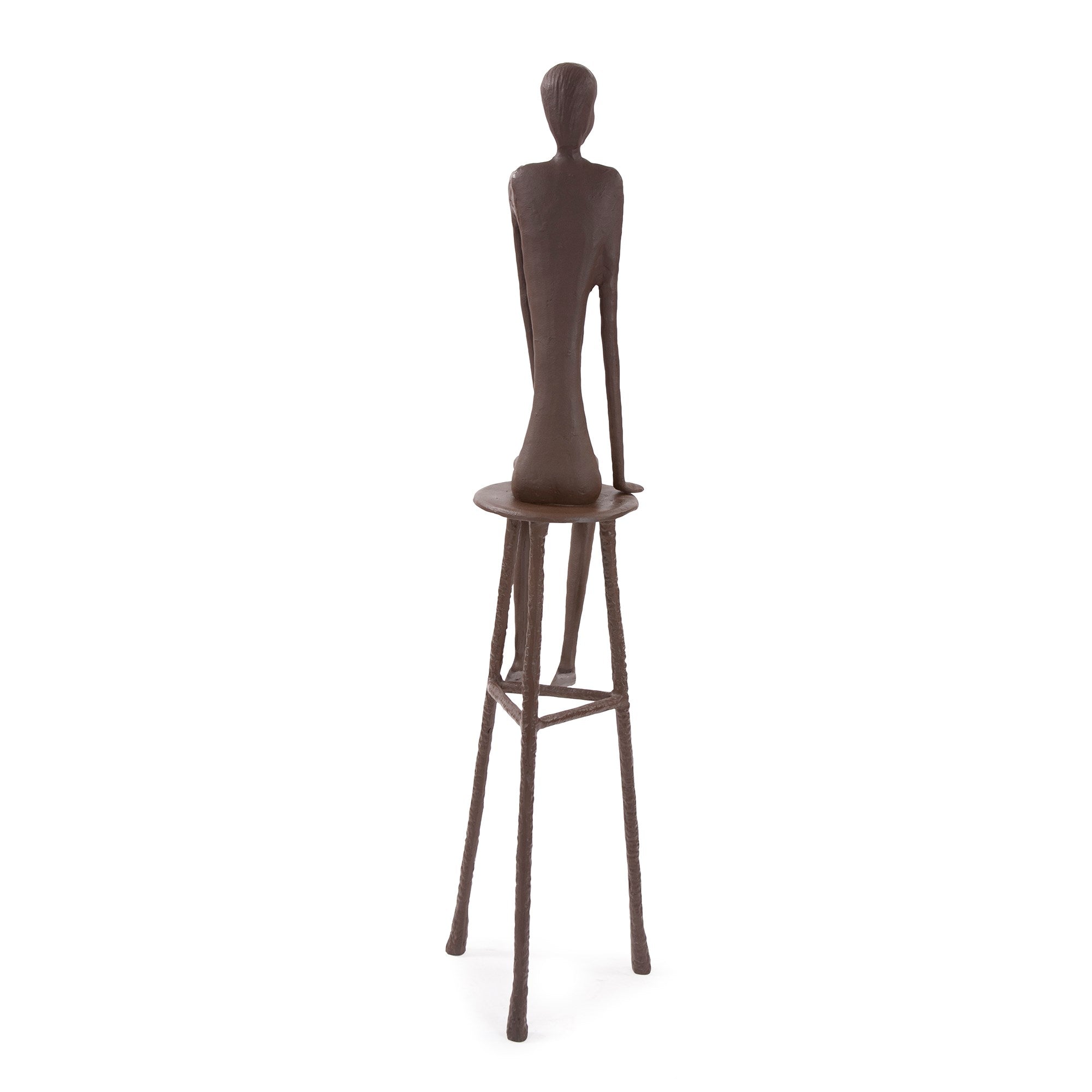 Expectant Figure on Stool