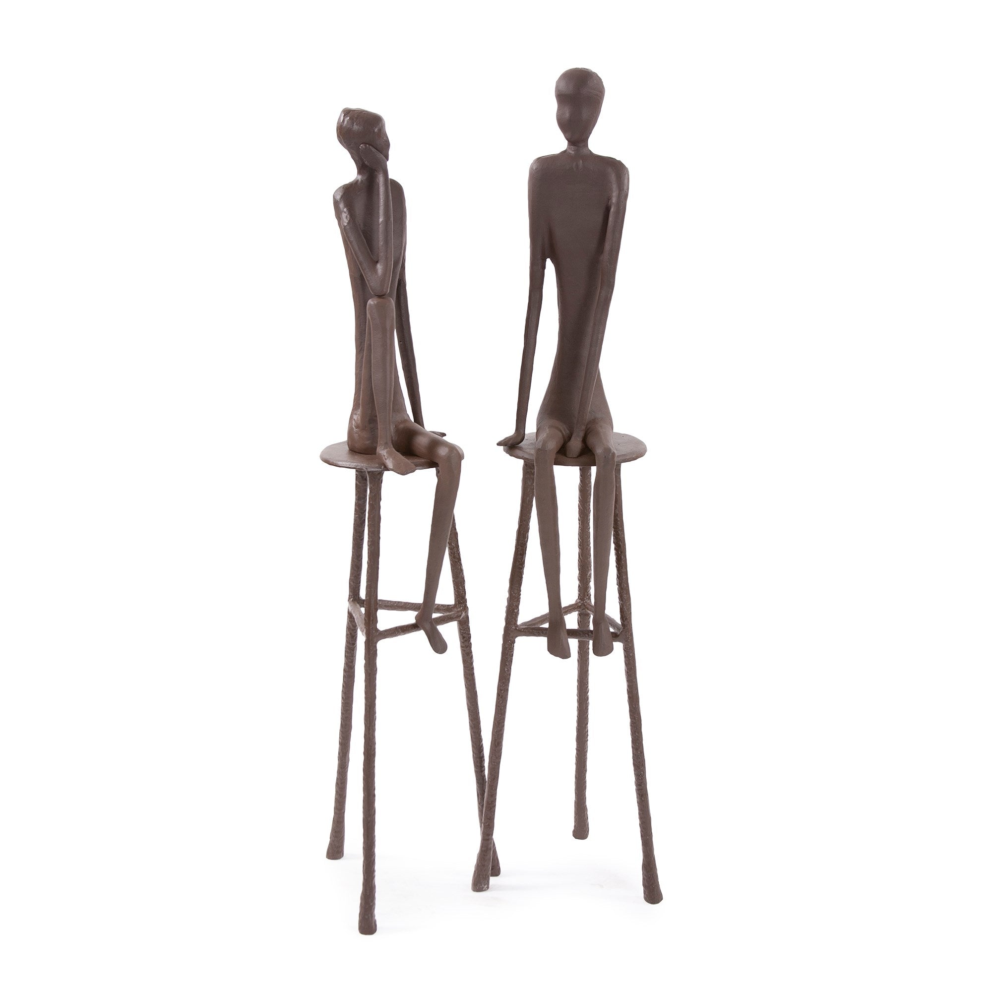 Expectant Figure on Stool