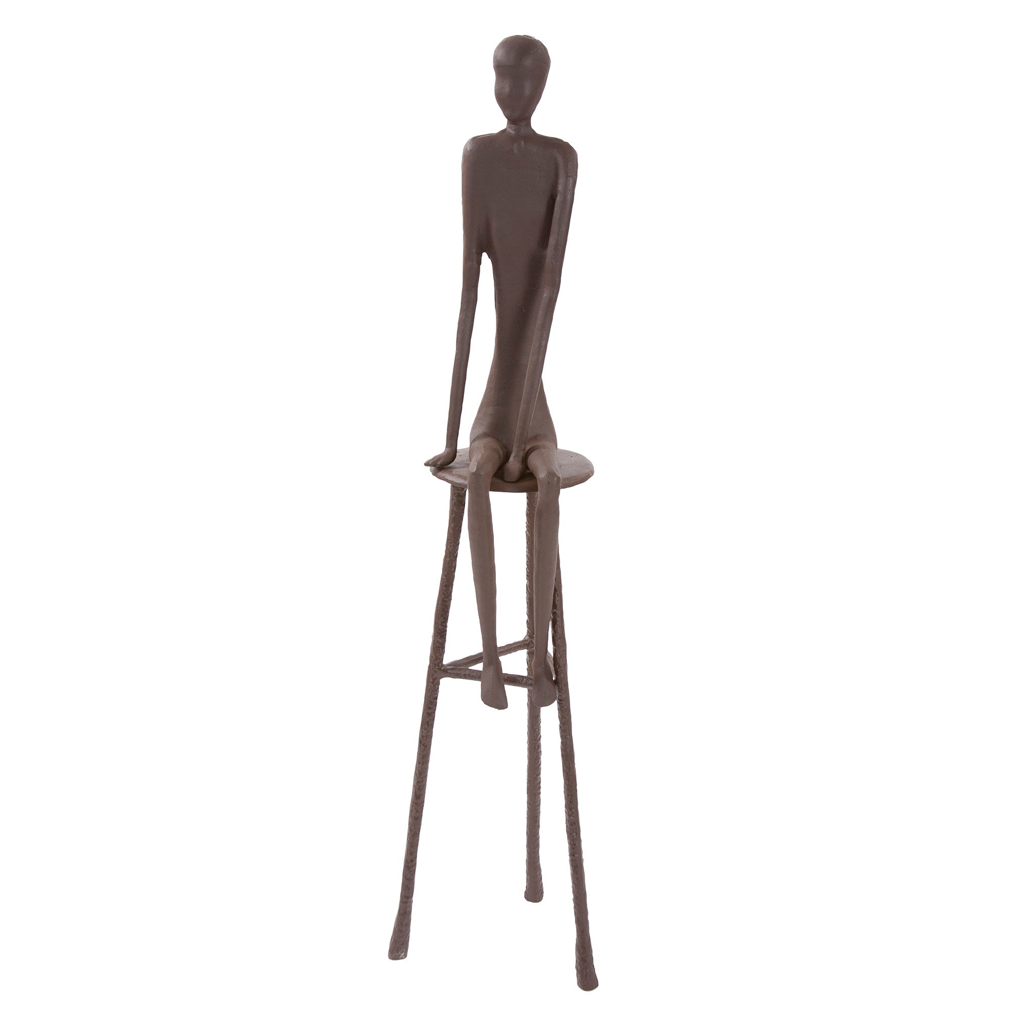 Expectant Figure on Stool
