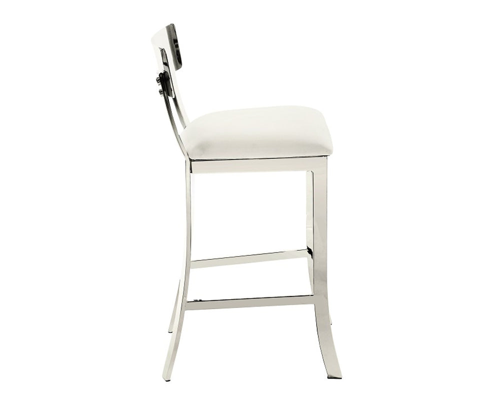 Maiden Counter Stool - White