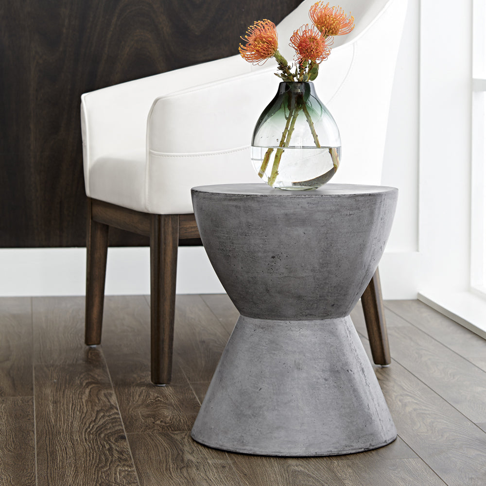 Logan End Table - Grey