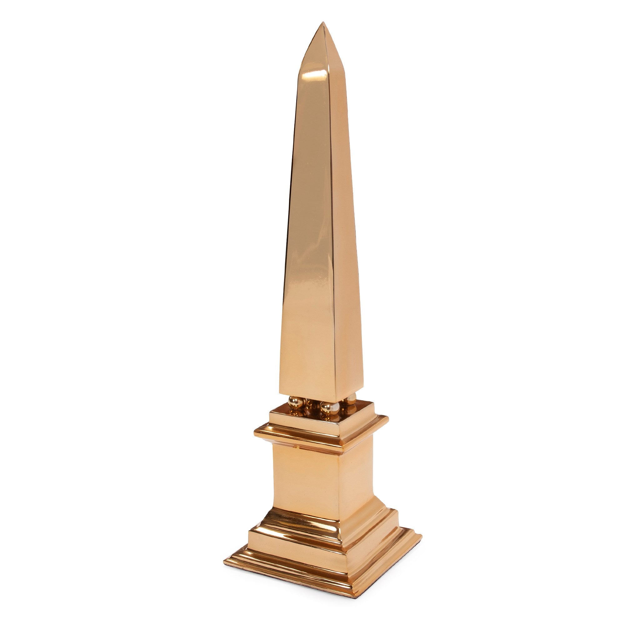 Gold Stainless Steel Obelisk