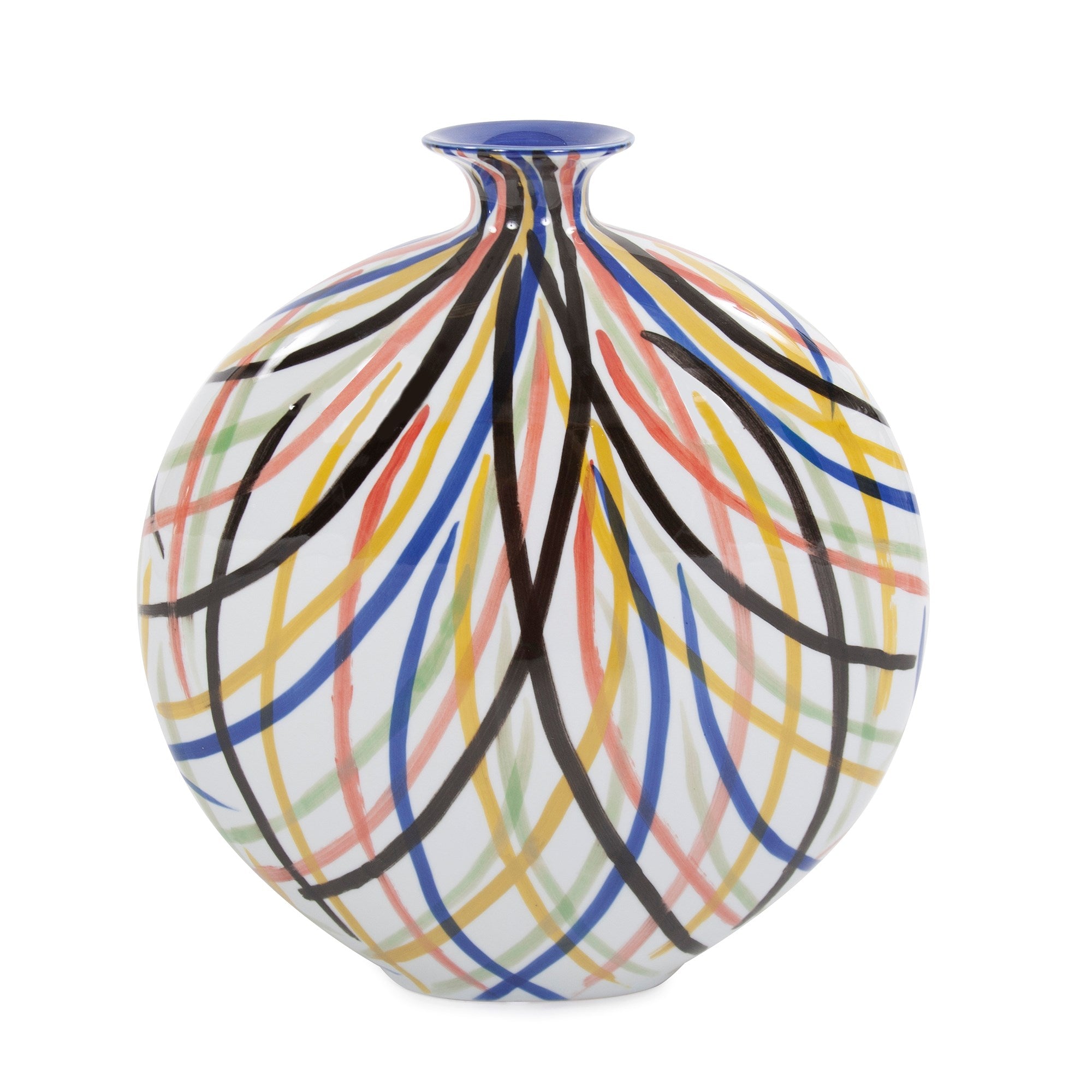 Color Web Ceramic Vase