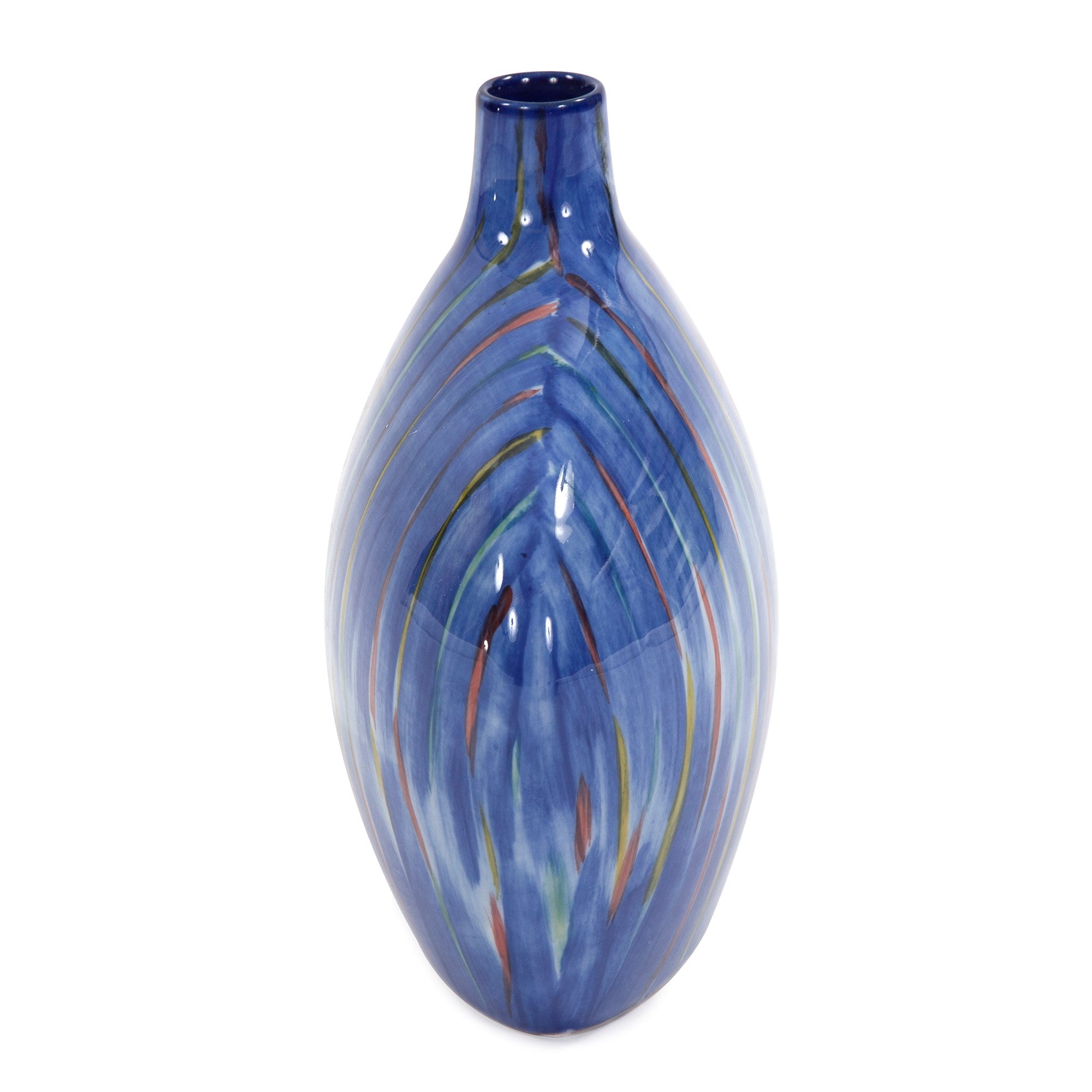 Color Blend Ceramic Vase, Wide