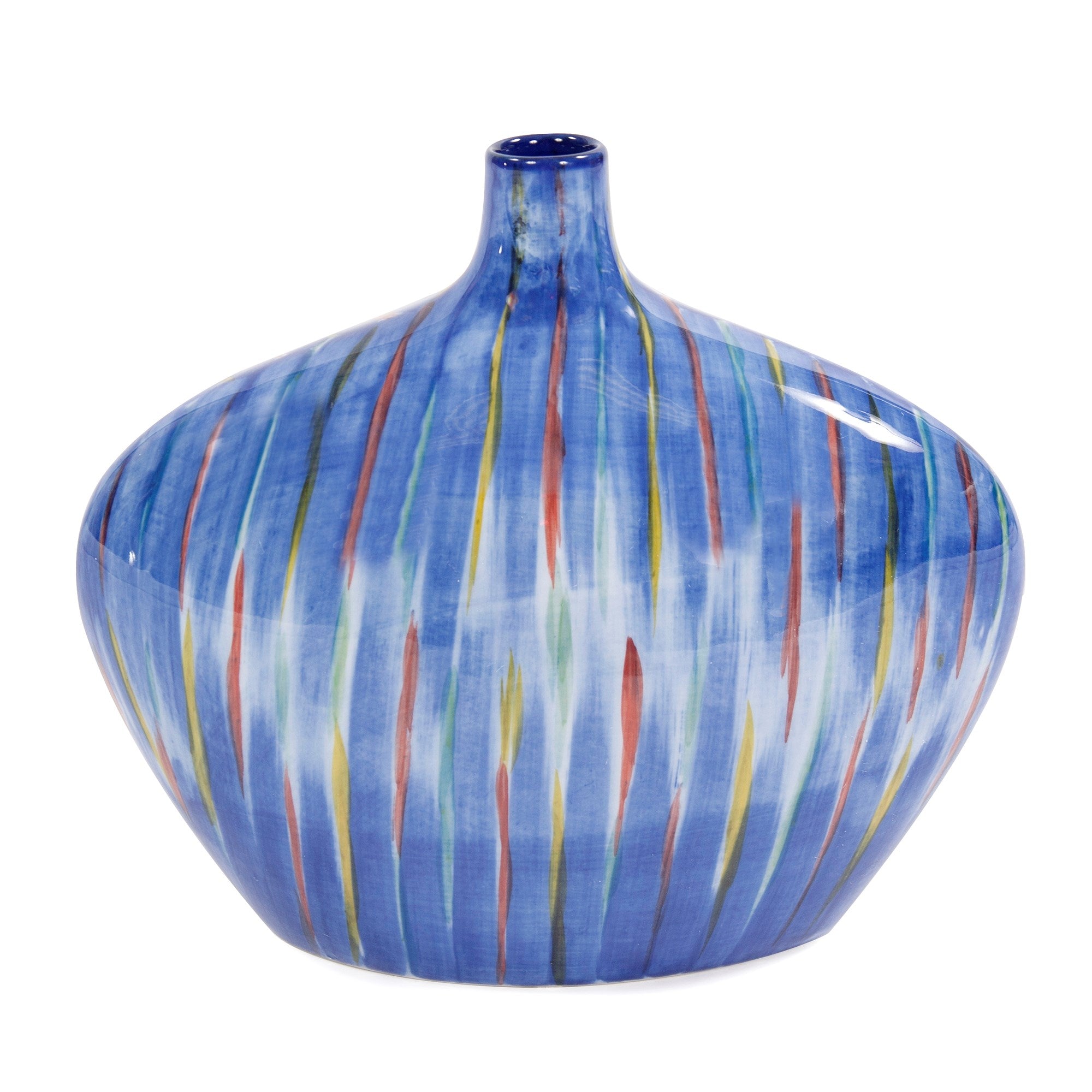 Color Blend Ceramic Vase, Wide