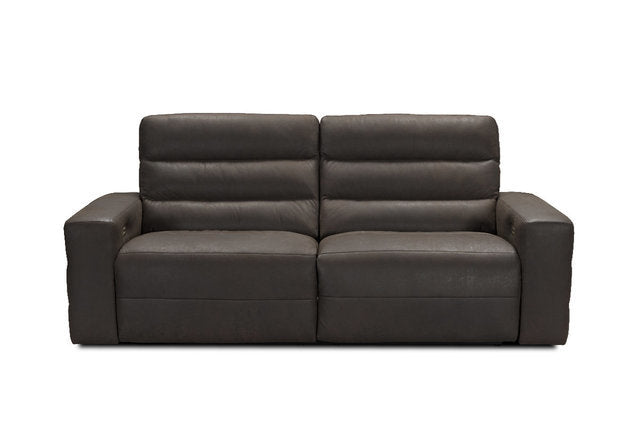 Sardegna Power Leather Recliner Loveseat