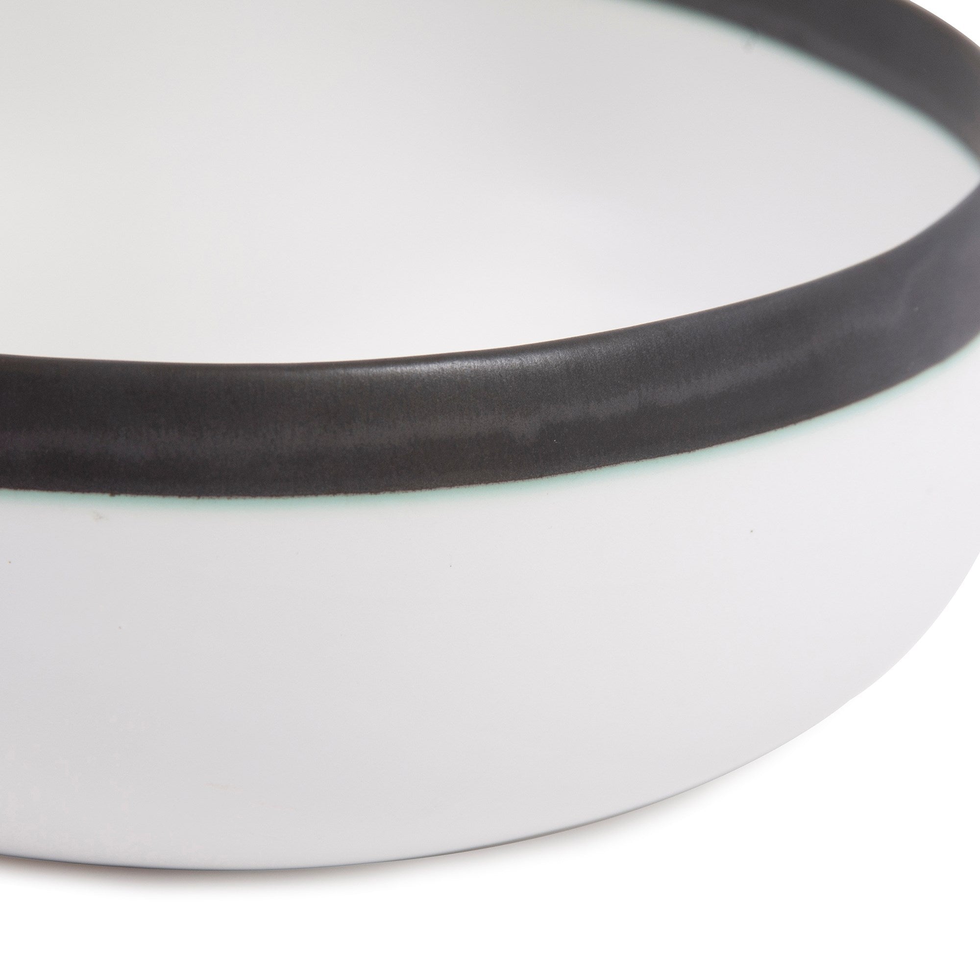 Eclipse White Ceramic Decorative Bowl