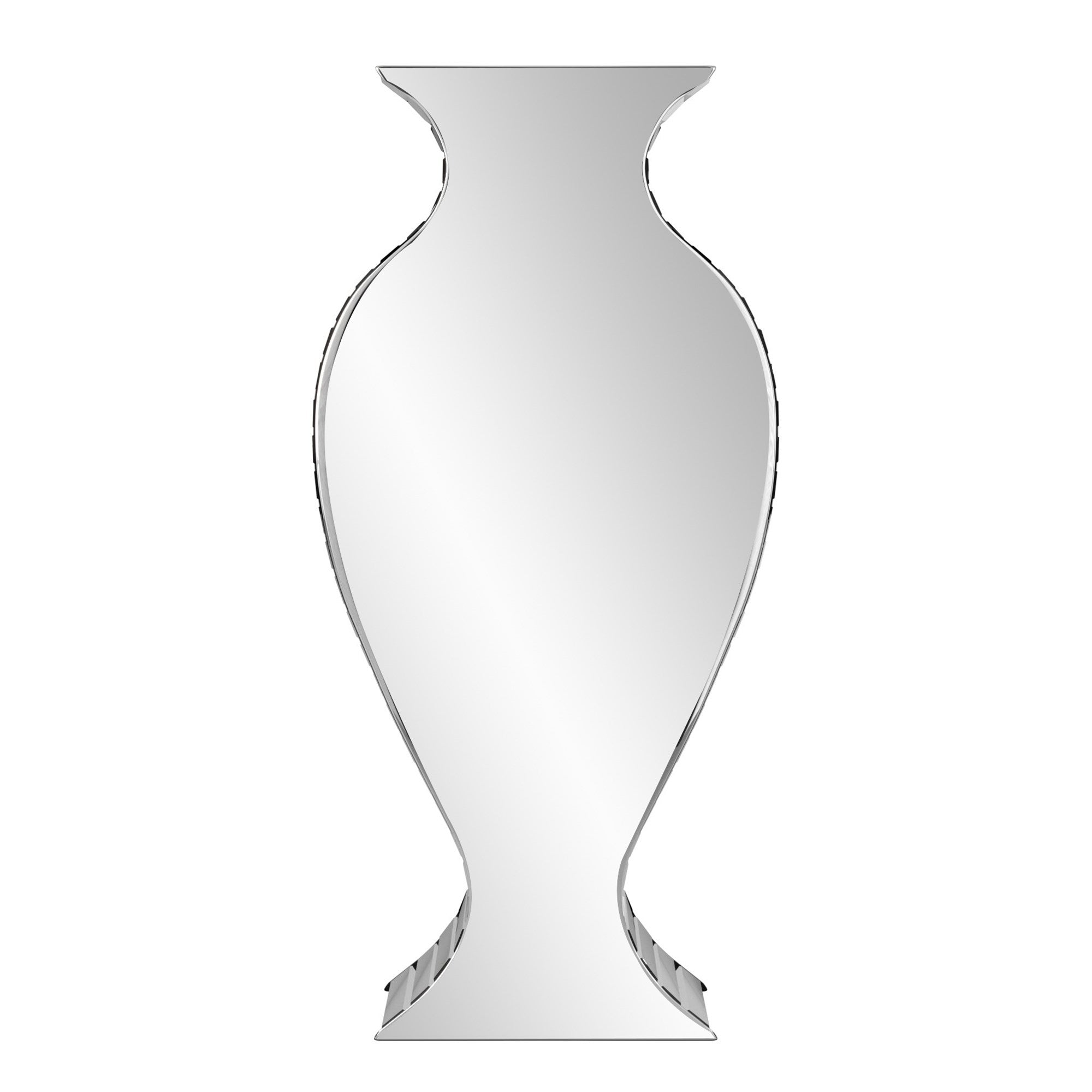 Rounded Mirrored Vase - Tall