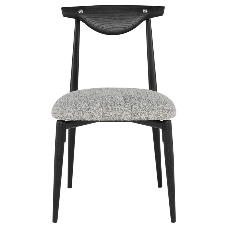 Vicuna Boucle Grey Dining Chair