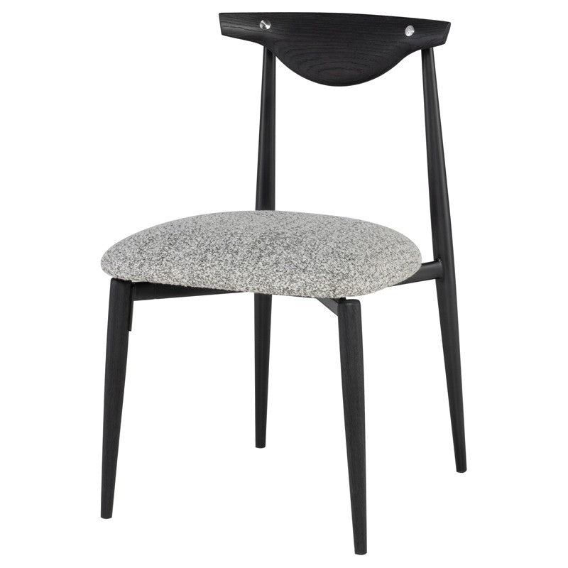 Vicuna Boucle Grey Dining Chair