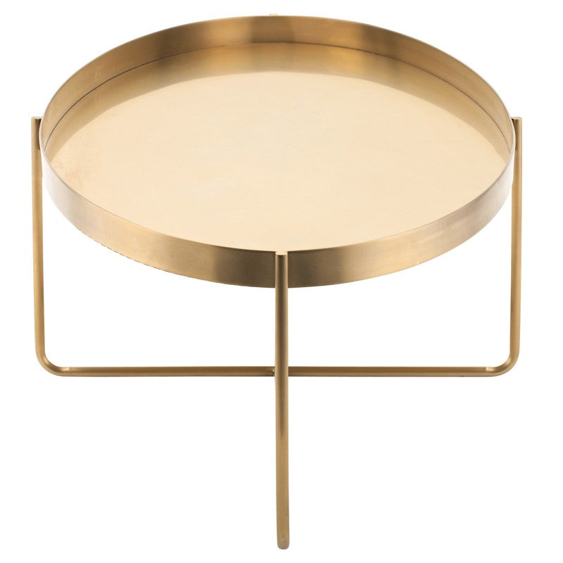 Gaultier Brushed Gold Coffee Table