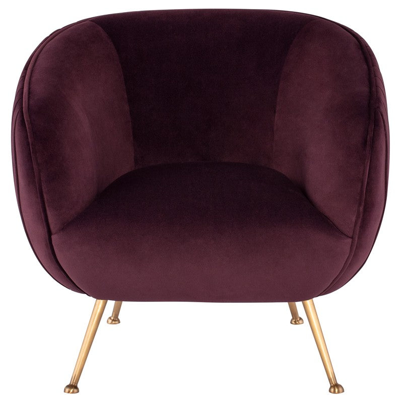 Sofia Mulberry-Gold Occasional Chair