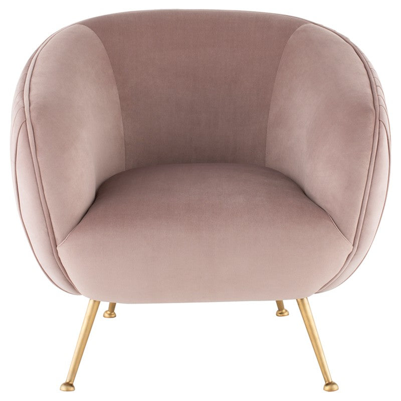 Sofia Blush-Gold Occasional Chair