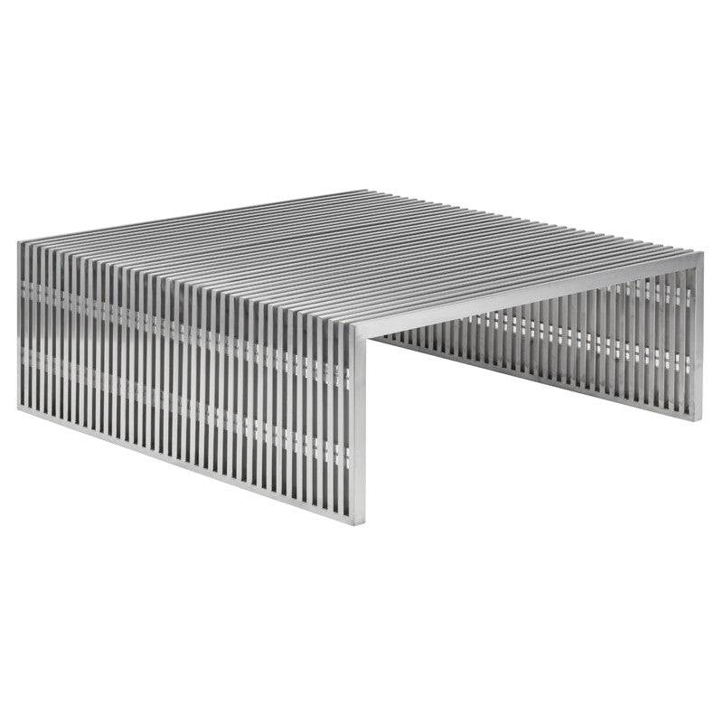 Amici Brushed Stainless Coffee Table