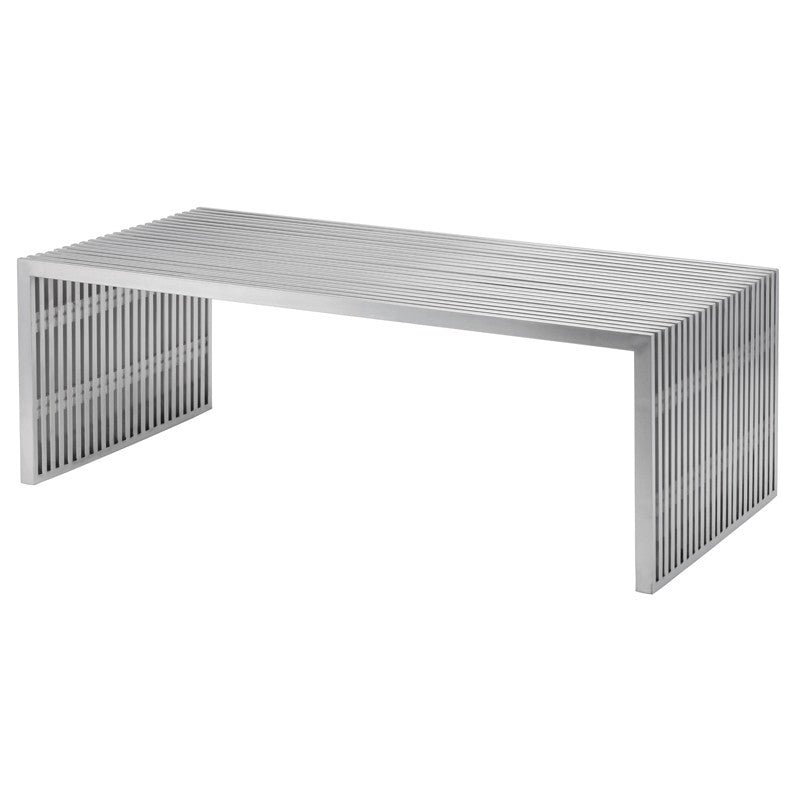 Amici Brushed Stainless Coffee Table