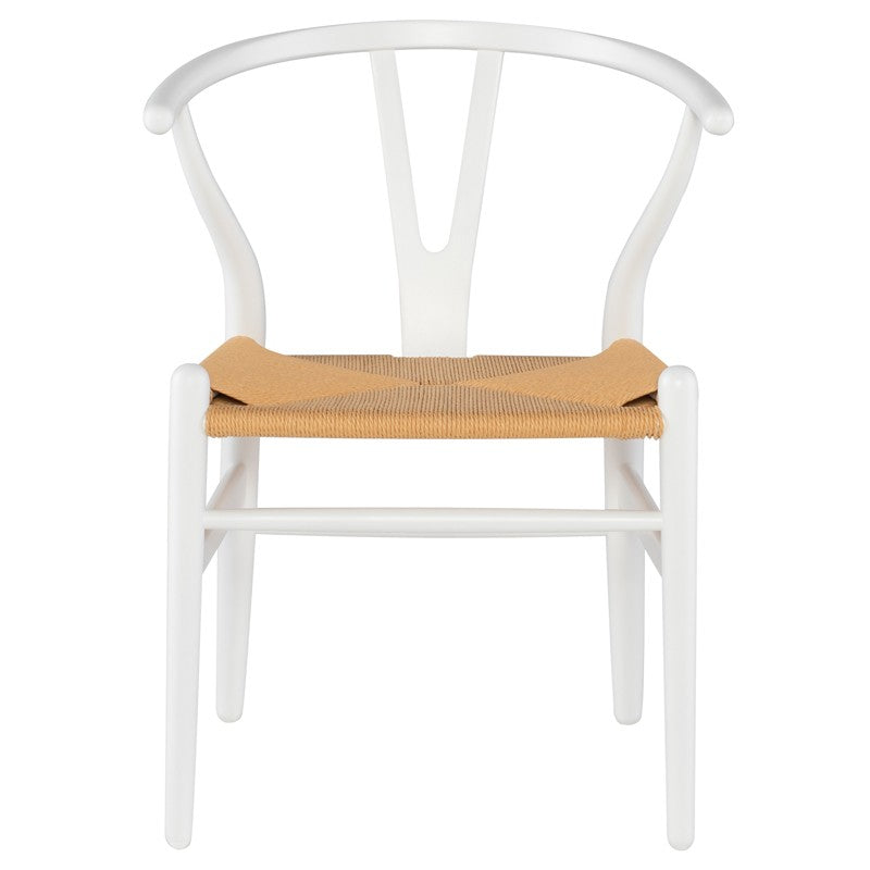 Alban White Dining Chair