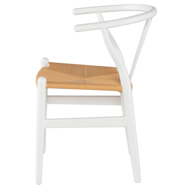 Alban White Dining Chair