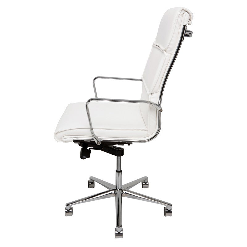 Lucia White Office Chair