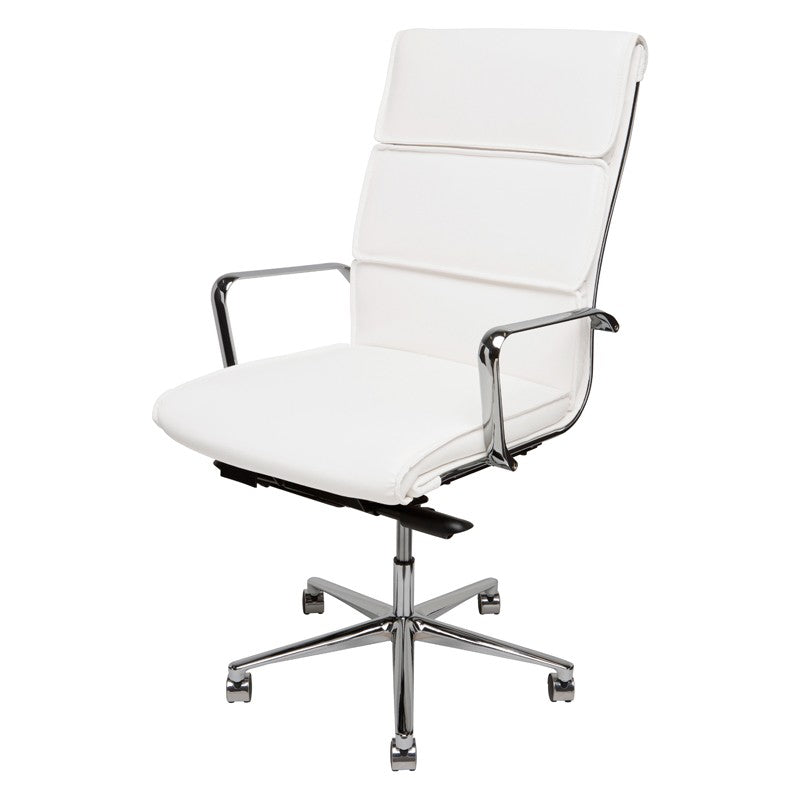 Lucia White Office Chair