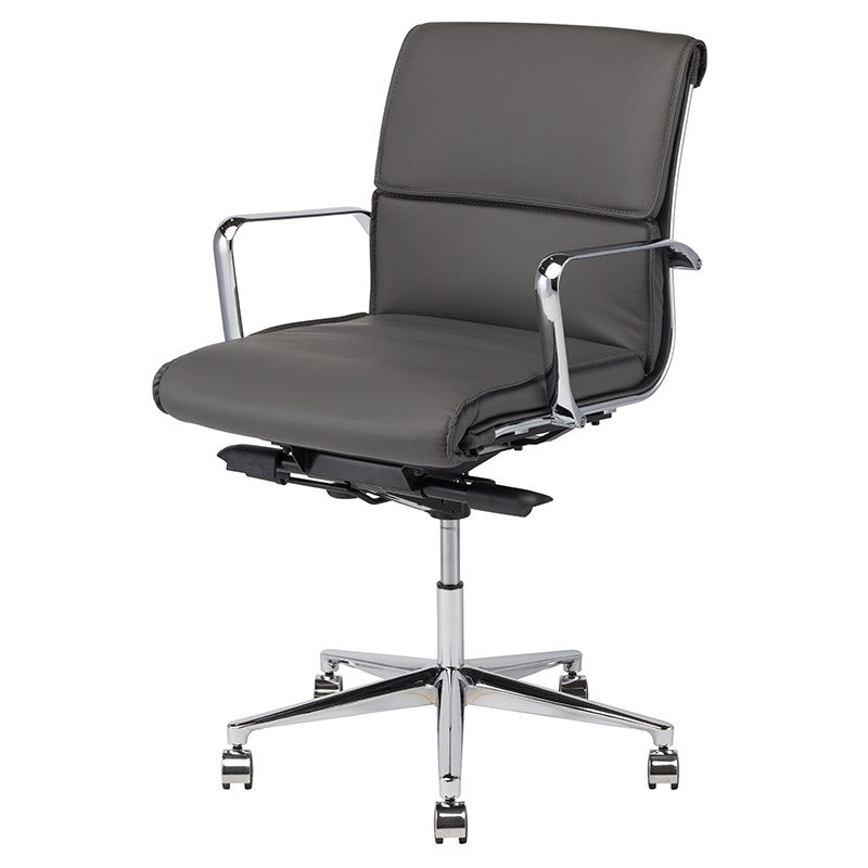 Lucia Low Back Grey Office Chair