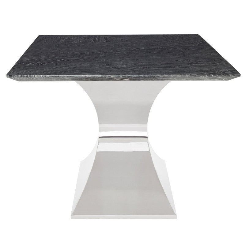 Praetorian 79" Black Marble - Polished Dining Table