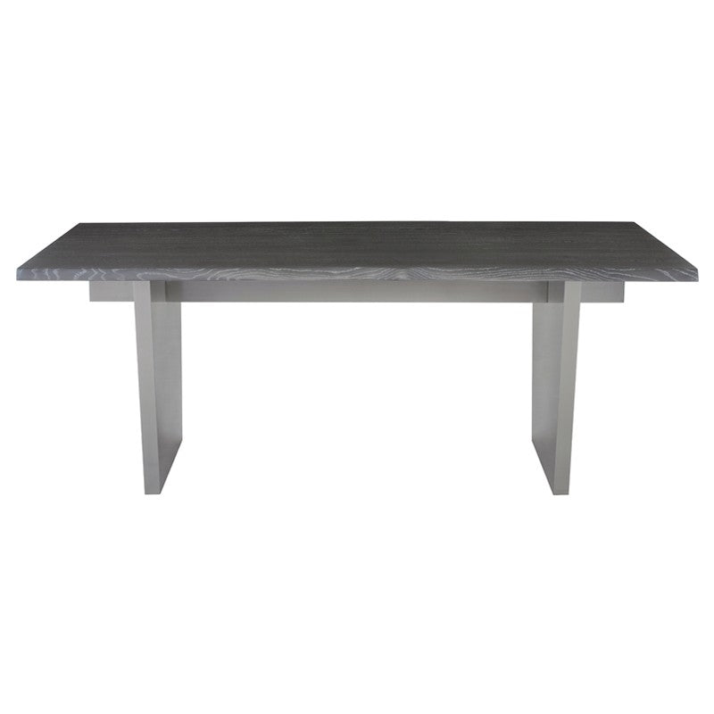 Aiden 78" Oxidized Grey - Graphite Dining Table