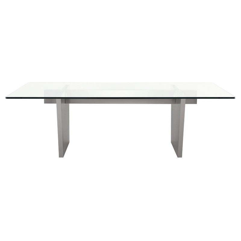 Aiden 95" Graphite Brushed Dining Table