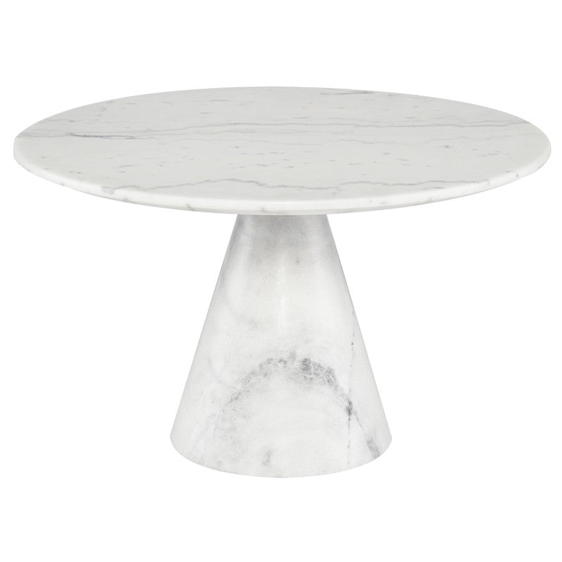 Claudio White Marble Coffee Table