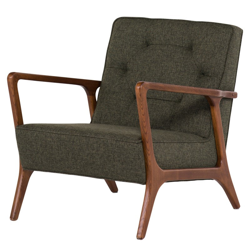 Eloise Hunter Green Tweed Occasional Chair