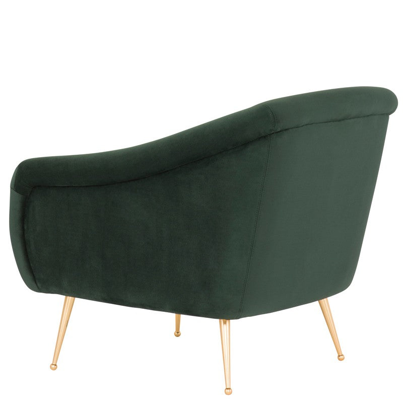 Lucie Emerald Green Occasional Chair