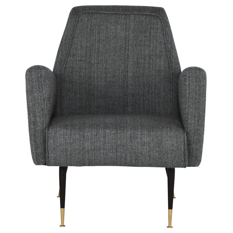 Victor Dark Grey Tweed Occasional Chair