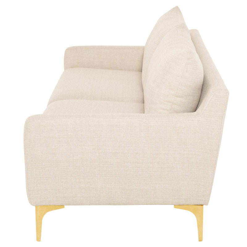 Anders Sand - Brushed Gold Sofa