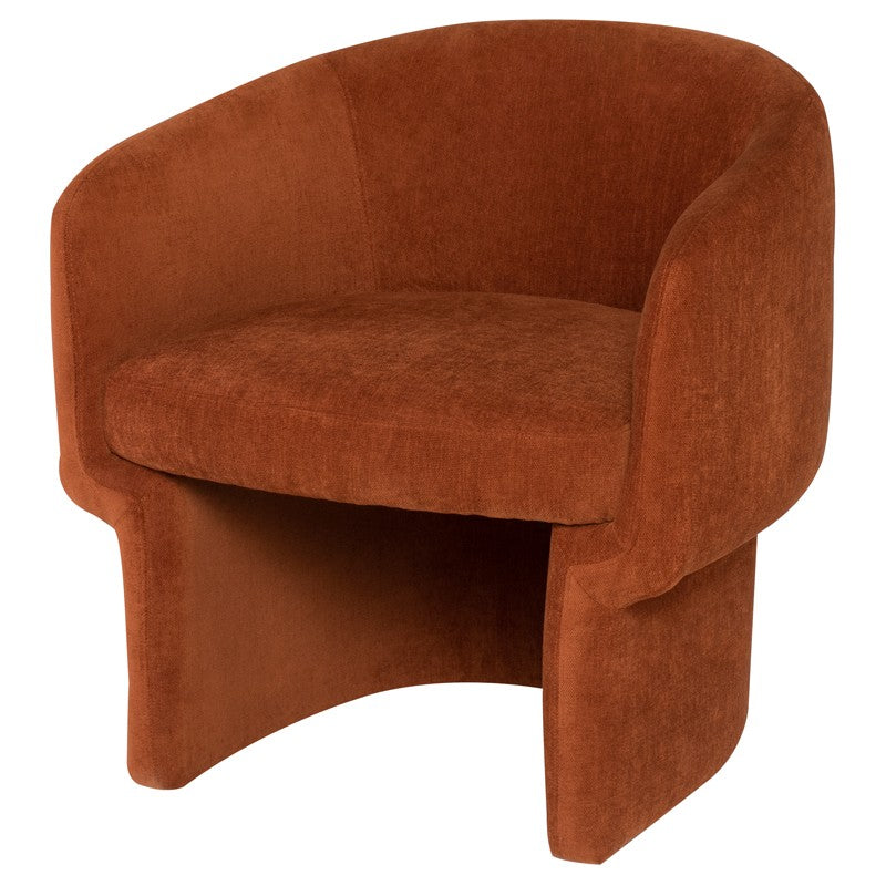 Clementine Terracotta Occasional Chair