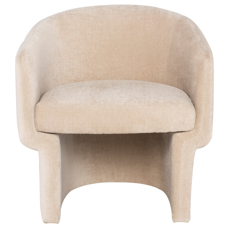 Clementine Almond Occasional Chair