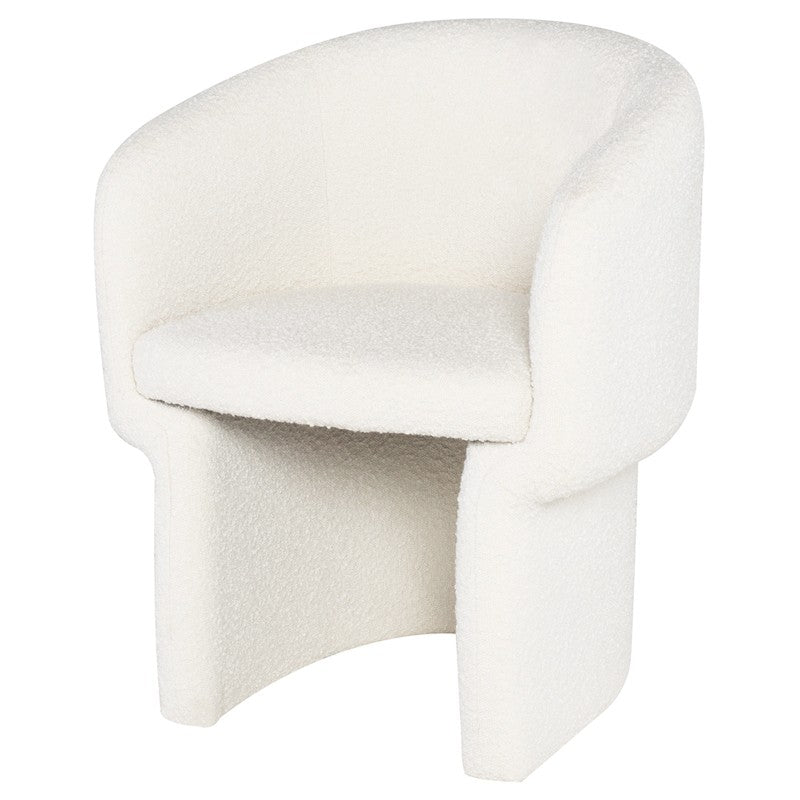 Clementine Buttermilk Boucle Dining Chair