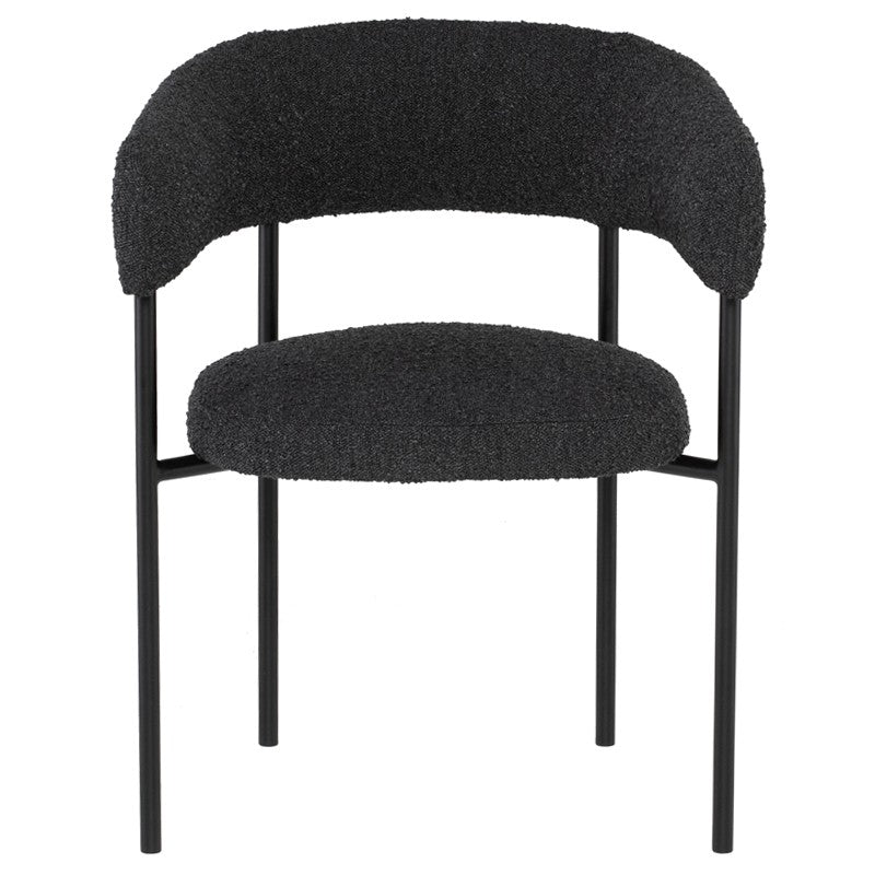 Cassia Licorice Boucle Dining Chair