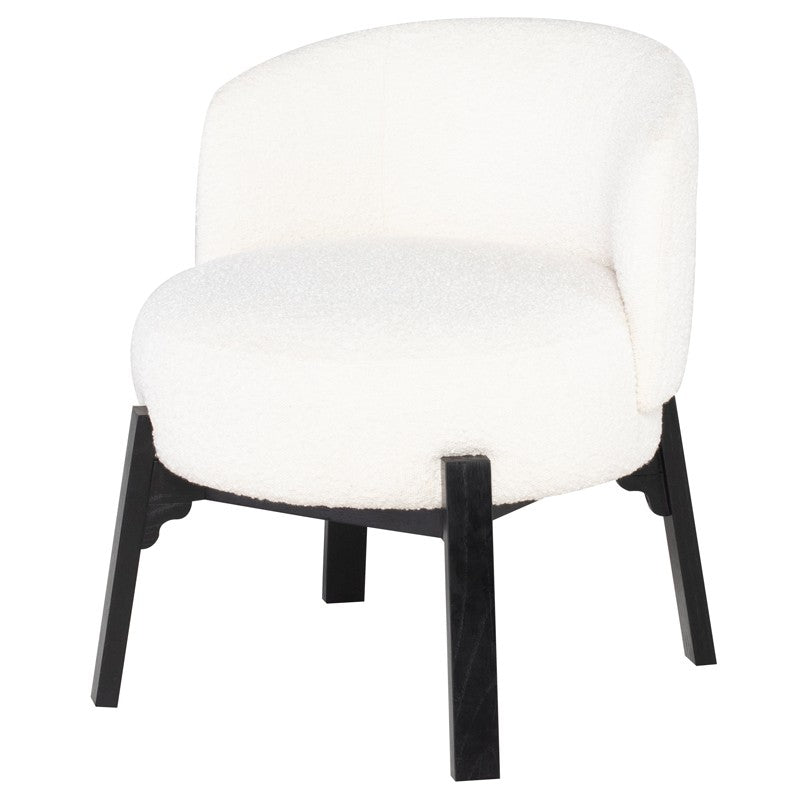 Adelaide Buttermilk Boucle Dining Chair