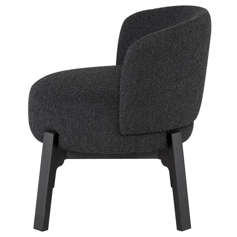 Adelaide Licorice Boucle Dining Chair