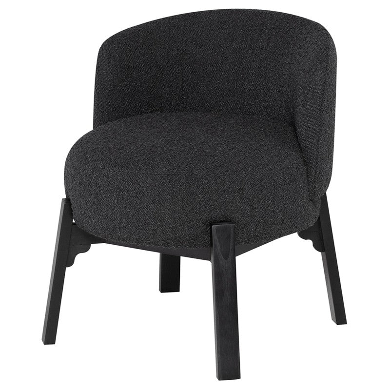 Adelaide Licorice Boucle Dining Chair