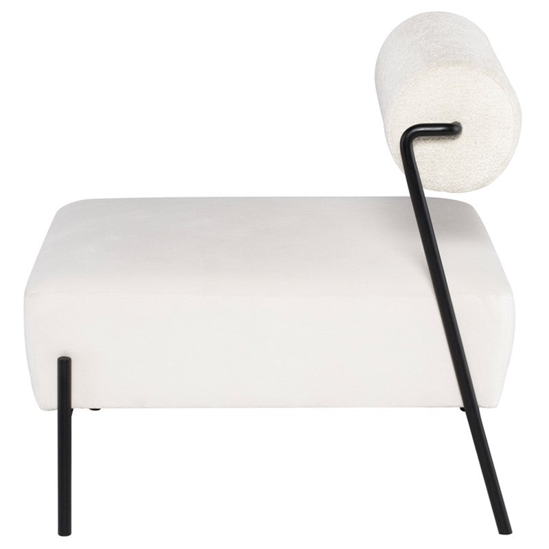 Marni Oyster-Black Occasional Chair