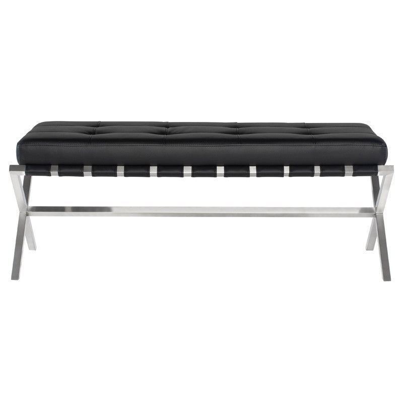 Auguste Small Black Bench