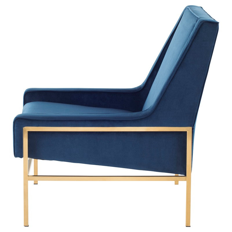 Theodore Peacock-Gold Occasional Chair