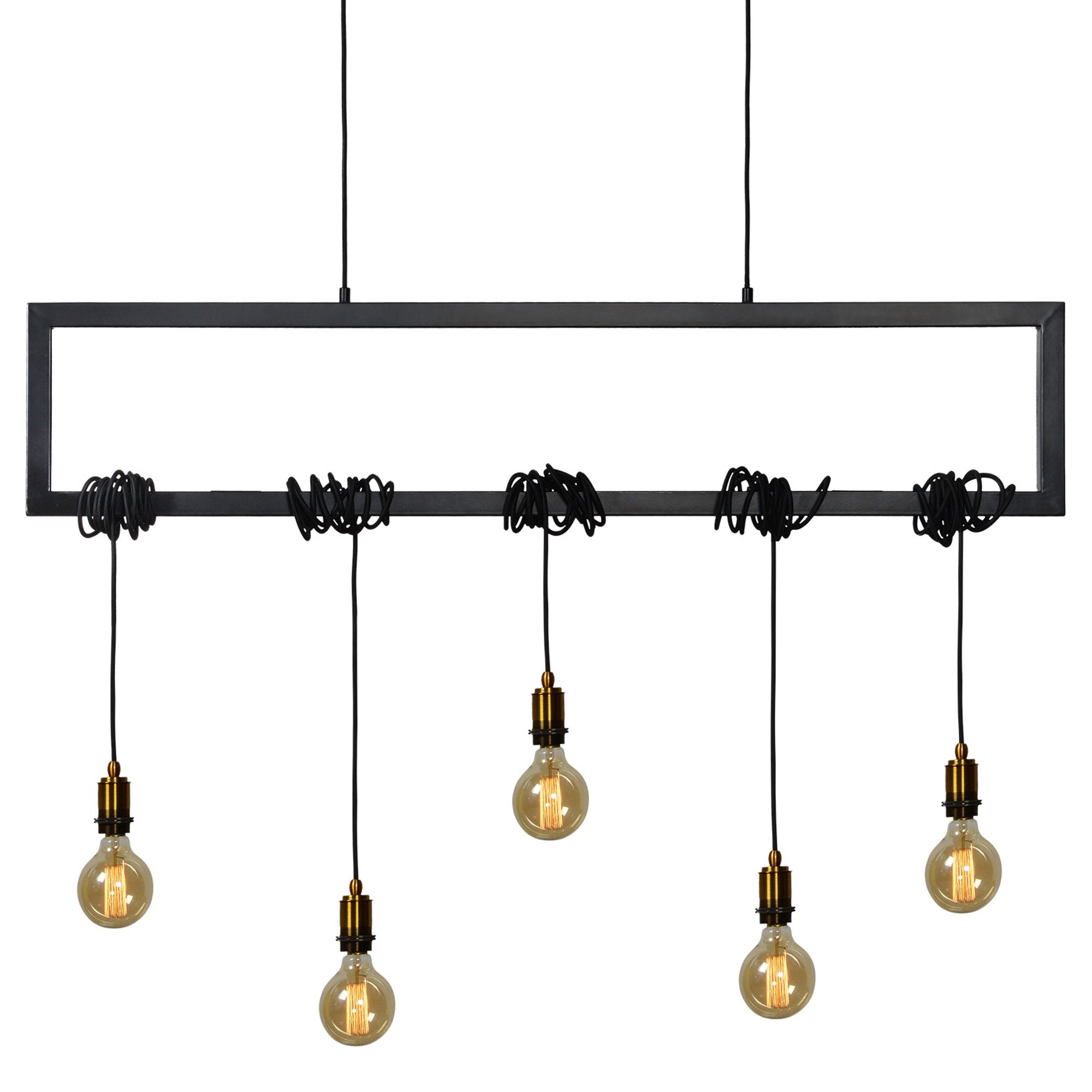 Madeira 50" Iron Ceiling Light