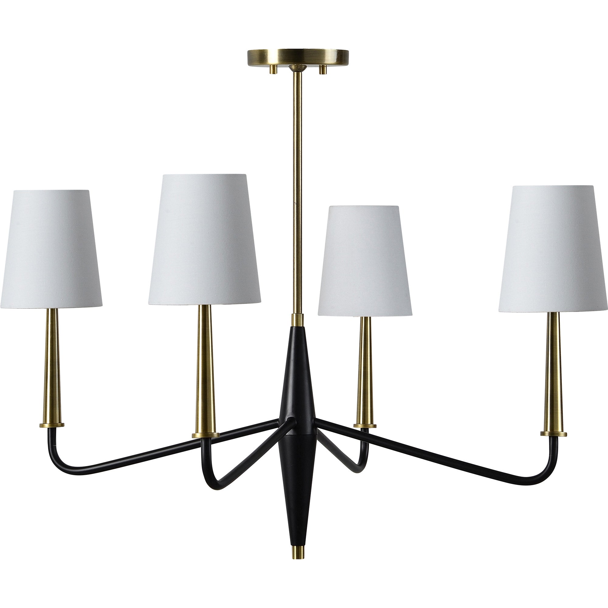Hargrove 30" Iron - Antique Brass Plated Ceiling Light