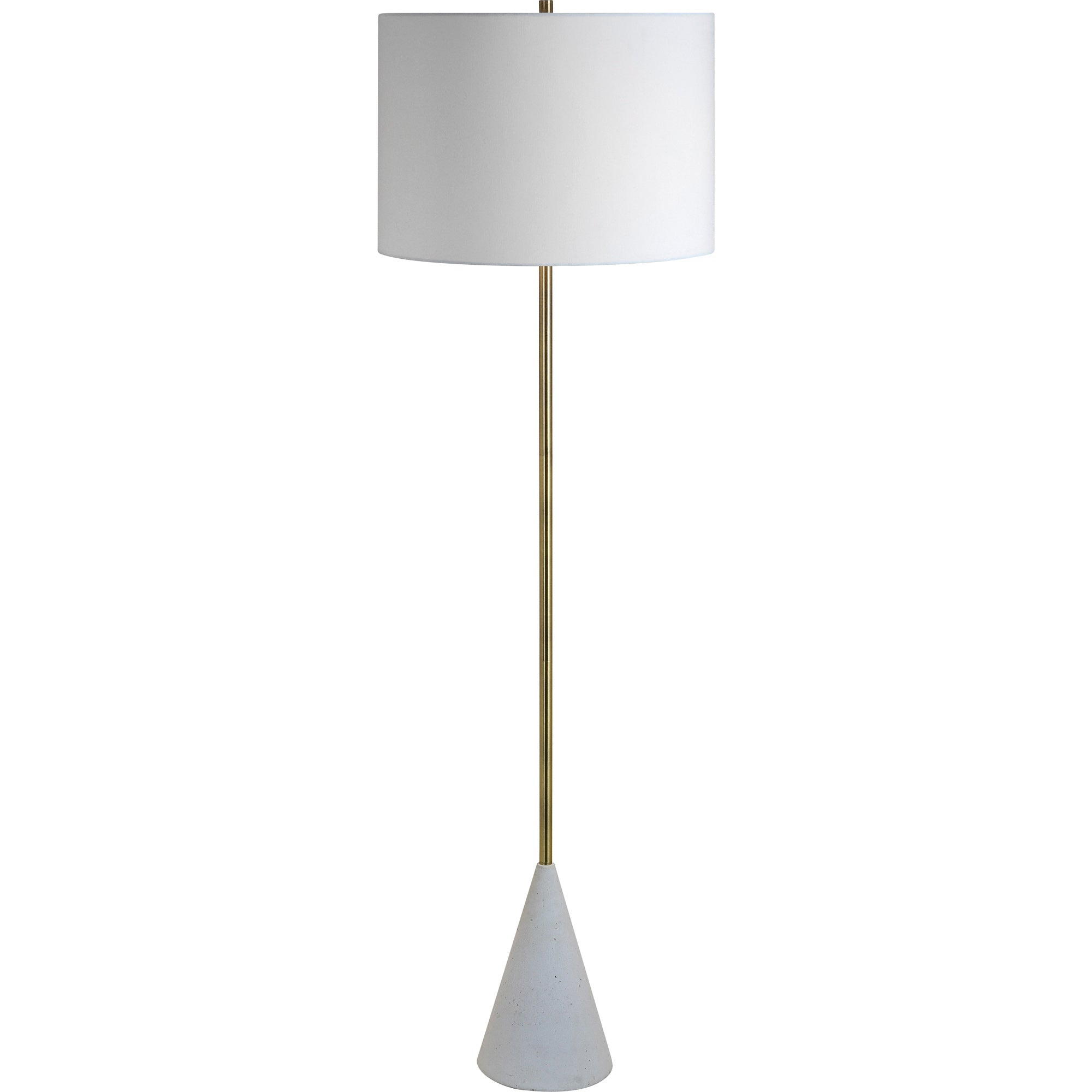 Lacuna 59" Iron - Brass Plated Floor Lamp