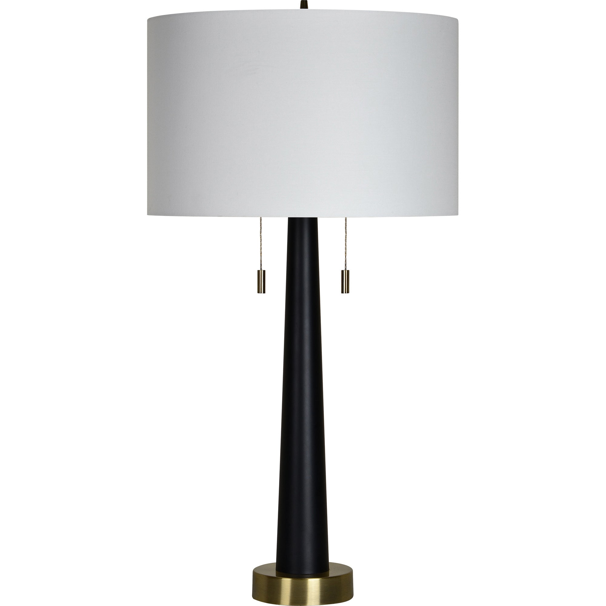 Dane 18" Iron - Antique Brushed Brass Table Lamp