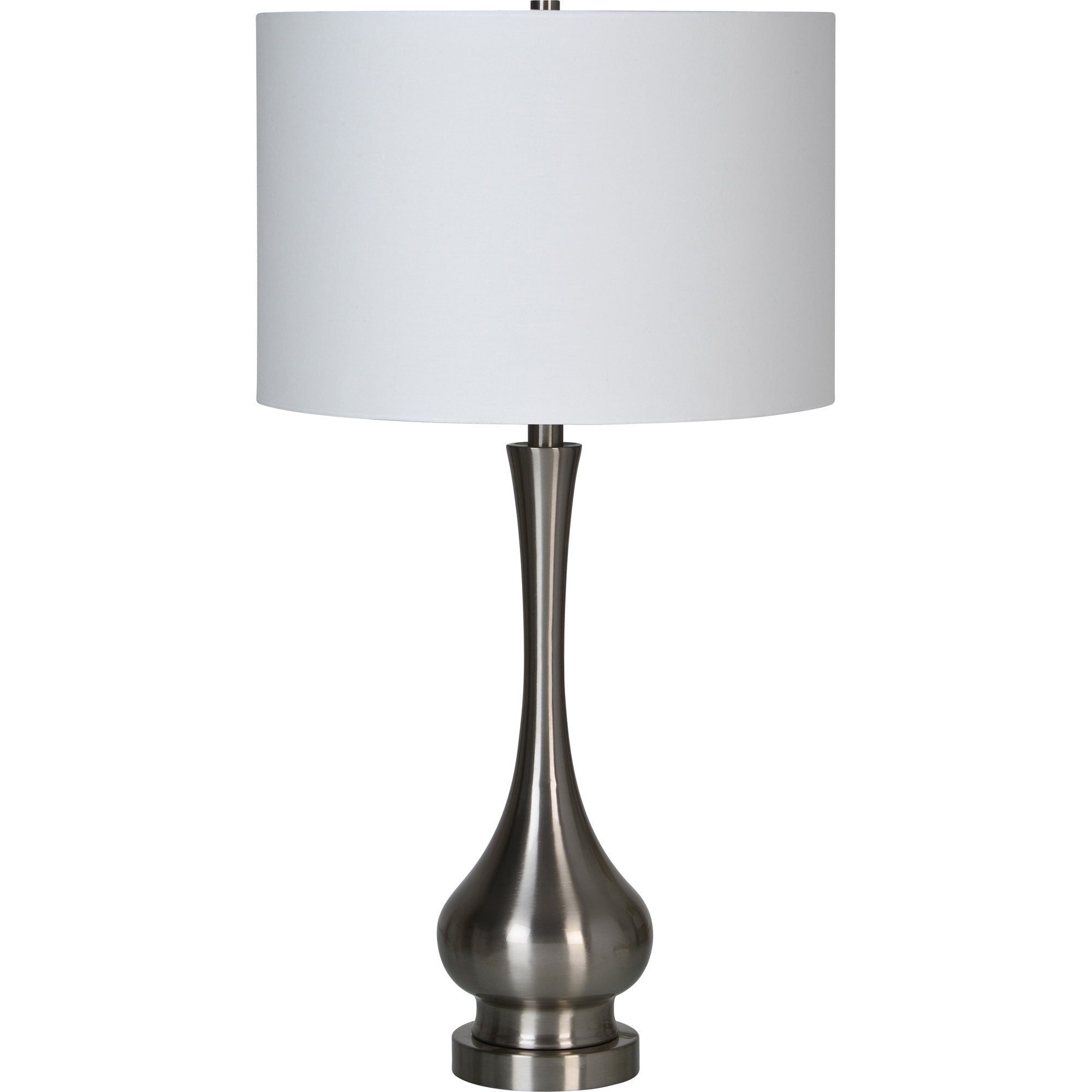 Duka 15" Iron - Brushed Satin Table Lamp