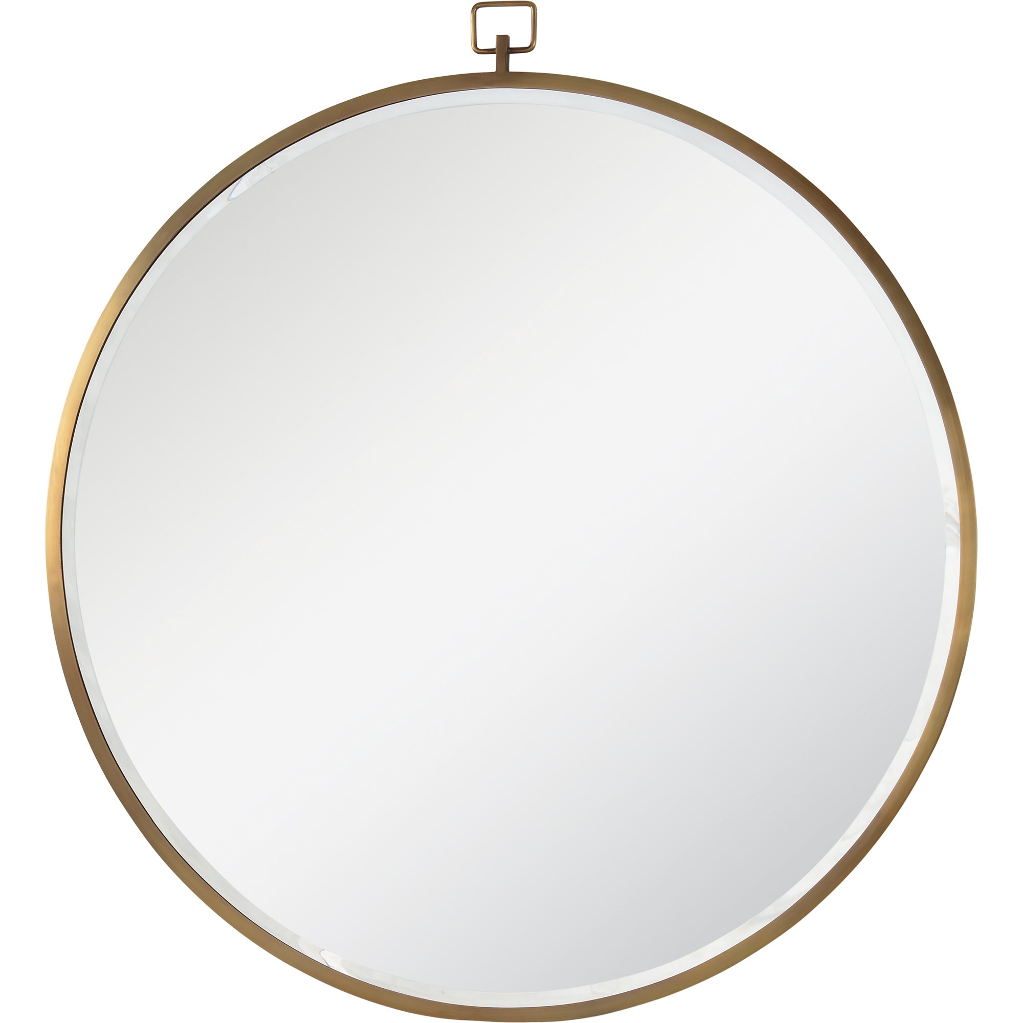 Azam 39"  Iron - Bronze Plated Mirror